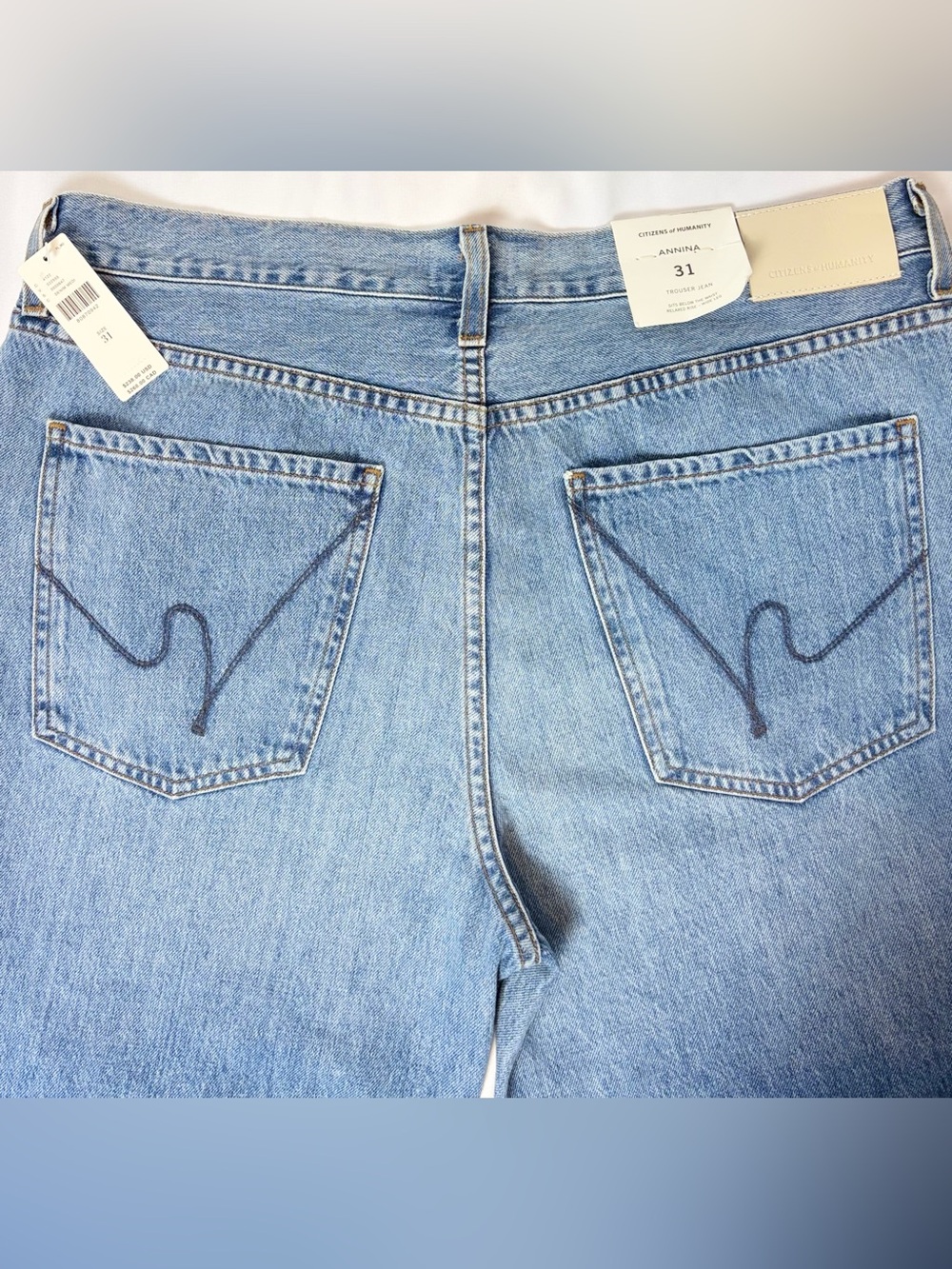 NWT Citizens of Humanity Annina Trouser Jeans 31 Denim Medy Wide Leg - Picture 4 of 8